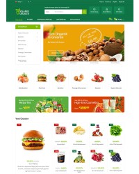 Opencart Organik Ürün / Süpermarket Teması