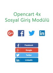 Opencart 4x Sosyal Giriş Modülü