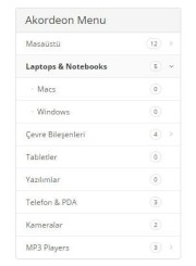 Opencart Gelişmiş Menü Modülü