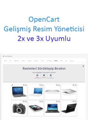 Opencart Resim Yöneticisi ve Watermark Modülü