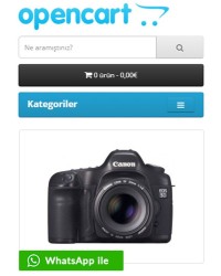 Opencart WhatsApp Sipariş Modülü