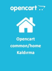 Opencart common/home Kaldırma