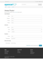 Opencart Üyelik Kısaltma