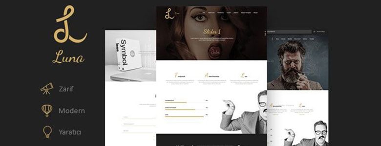 Luna Wordpress Kurumsal Tema